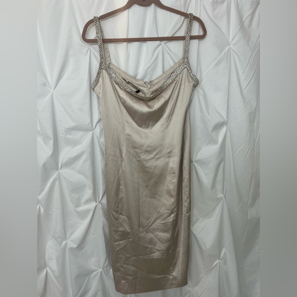 House of CB Cream Midi Dress with Silver Accents - Picture 7 of 12
